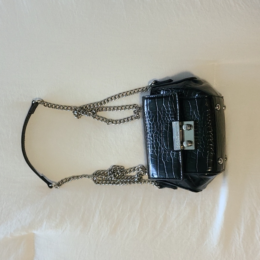 BCBGeneration Mini Crocodile Skin Bag
